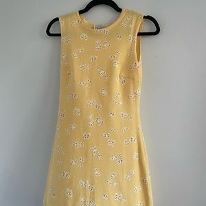 Yellow Summer Butterfly Dress